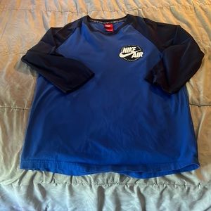 Nike Air half sleeve shirt color blue